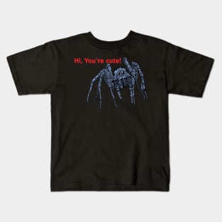 Cute spider "Hi!" Kids T-Shirt